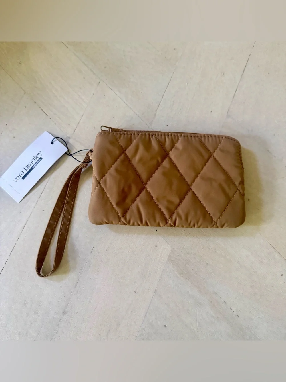 NWT Vera Bradley Quilted Essential Zip Wallet Tiger’s Eye 🍂🍁🍂